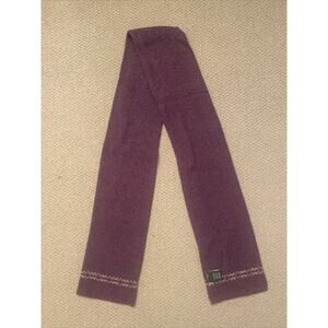 Eddie Bauer 100% Lambs Wool Purple Scarf